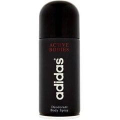 Spreideodorant Adidas Active Bodies meestele 75 ml цена и информация | Парфюмированная косметика для мужчин | kaup24.ee