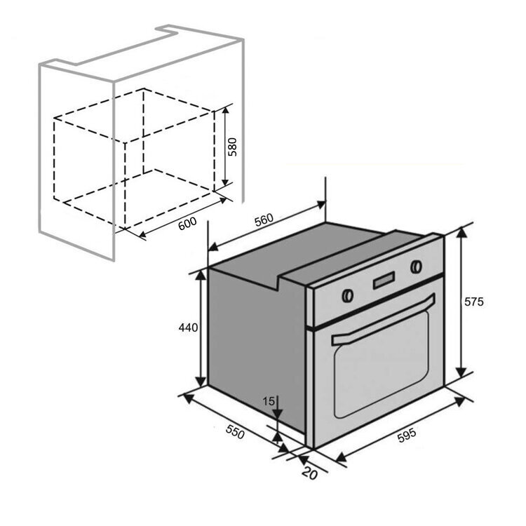 Schlosser OE627GR hind ja info | Ahjud | kaup24.ee