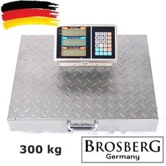 Беспроводные платформенные весы Brosberg, P300W цена и информация | Промышленные весы | kaup24.ee