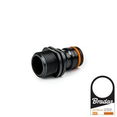 Adapter väliskeermega 3/4" Bradas Black Line POWER JET цена и информация | Оборудование для полива | kaup24.ee