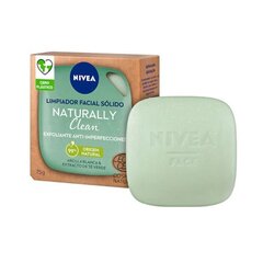 Näopuhastaja Naturally Clean Nivea Tahke Koorija Aknevastane vahend (75 g) hind ja info | Näopuhastusvahendid | kaup24.ee