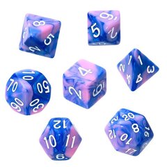 Lauamängude täringute komplekt Rebel RPG, Blue/Pink hind ja info | Lauamängud ja mõistatused | kaup24.ee