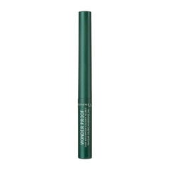 Silmapliiats Wonder'proof Rimmel London: Värvus - 003 - precious emerald hind ja info | Ripsmetušid, lauvärvid, silmapliiatsid, seerumid | kaup24.ee