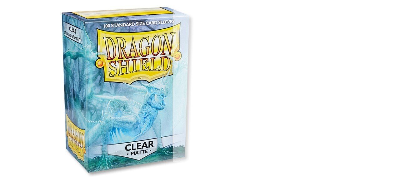 Kaardiümbrised Dragon Shield Matte Clear, 100 tk. цена и информация | Lauamängud ja mõistatused | kaup24.ee