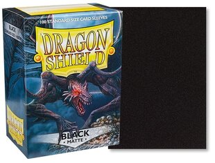 Kaardiümbrised Dragon Shield Standard Matte Black, 100 tk. hind ja info | Lauamängud ja mõistatused | kaup24.ee