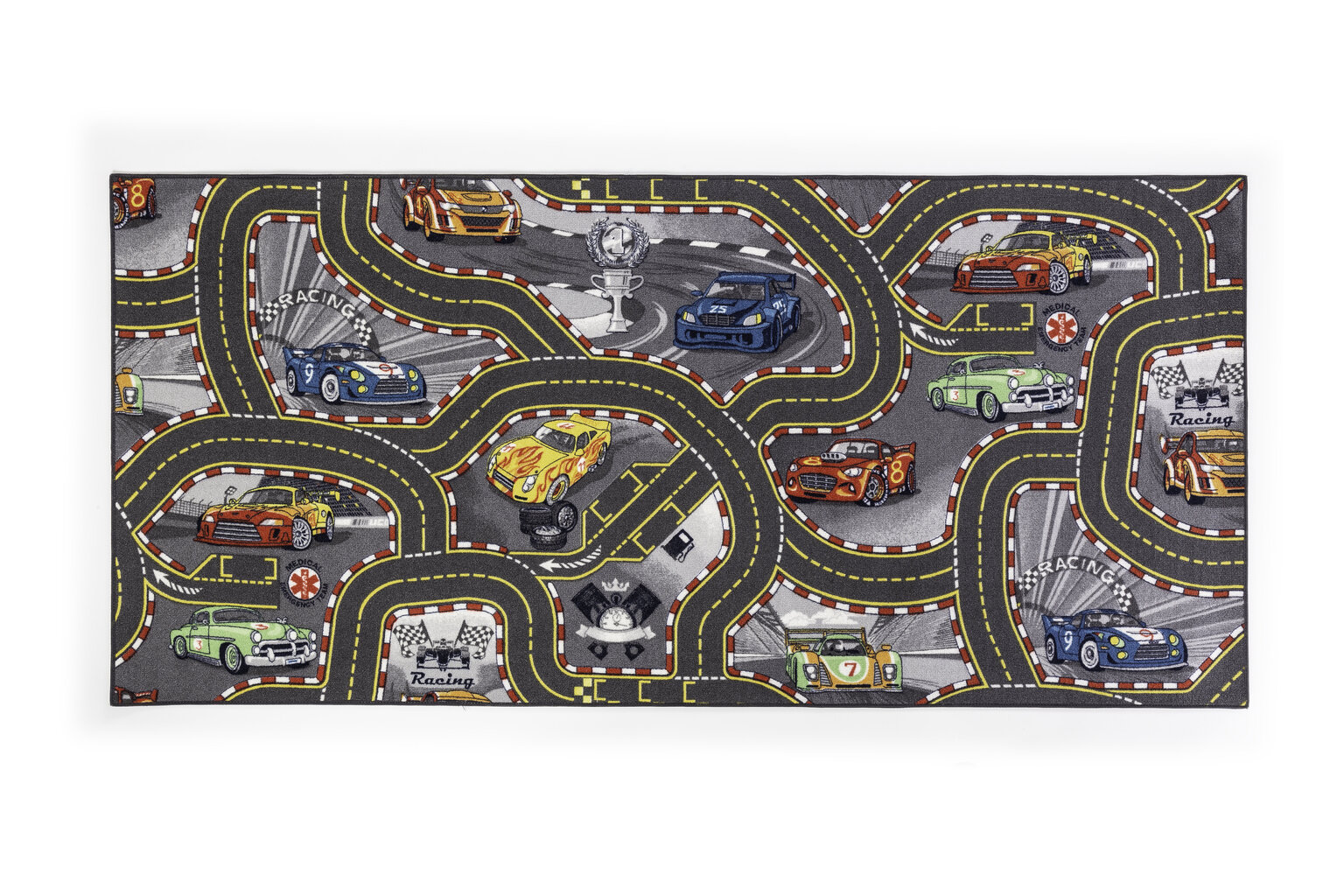 AW Rugs laste vaip Racer 95x200 cm цена и информация | Vaibad | kaup24.ee