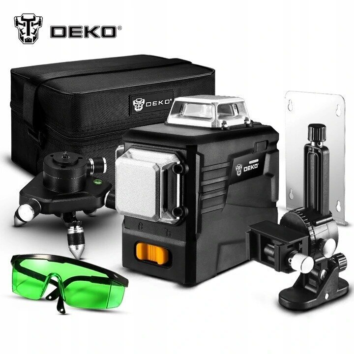 Risti isetasanduv laser Deko 3D 360 °, 30 m цена и информация | Käsitööriistad | kaup24.ee