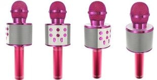 Karaoke mikrofon - kõlar, häält muutvate efektidega WS-858 hind ja info | Mikrofonid | kaup24.ee