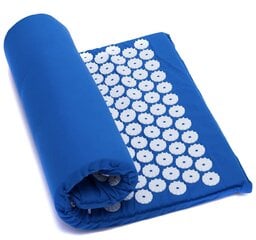 Акупрессурный массажный коврик от боли в спине, синий цена и информация | Аксессуары для массажа | kaup24.ee