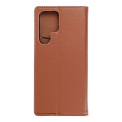Кожаный чехол Forcell SMART PRO для Samsung Galaxy S22 Ultra, коричневый цена и информация | Чехлы для телефонов | kaup24.ee