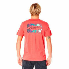 Meeste lühikeste varrukatega T-särk Rip Curl Revival Inverted, lõheroosa S6441280 hind ja info | Meeste spordiriided | kaup24.ee