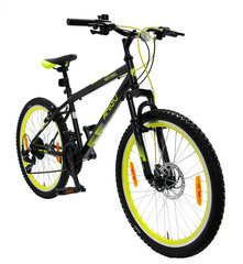 Горный велосипед Amigo Next Level, 24'', черный/желтый цена и информация | Велосипеды | kaup24.ee