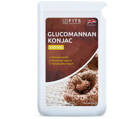 Toidulisand Glükomannaan Konjak 500 mg 180 kapslit цена и информация | Другие добавки и препараты | kaup24.ee