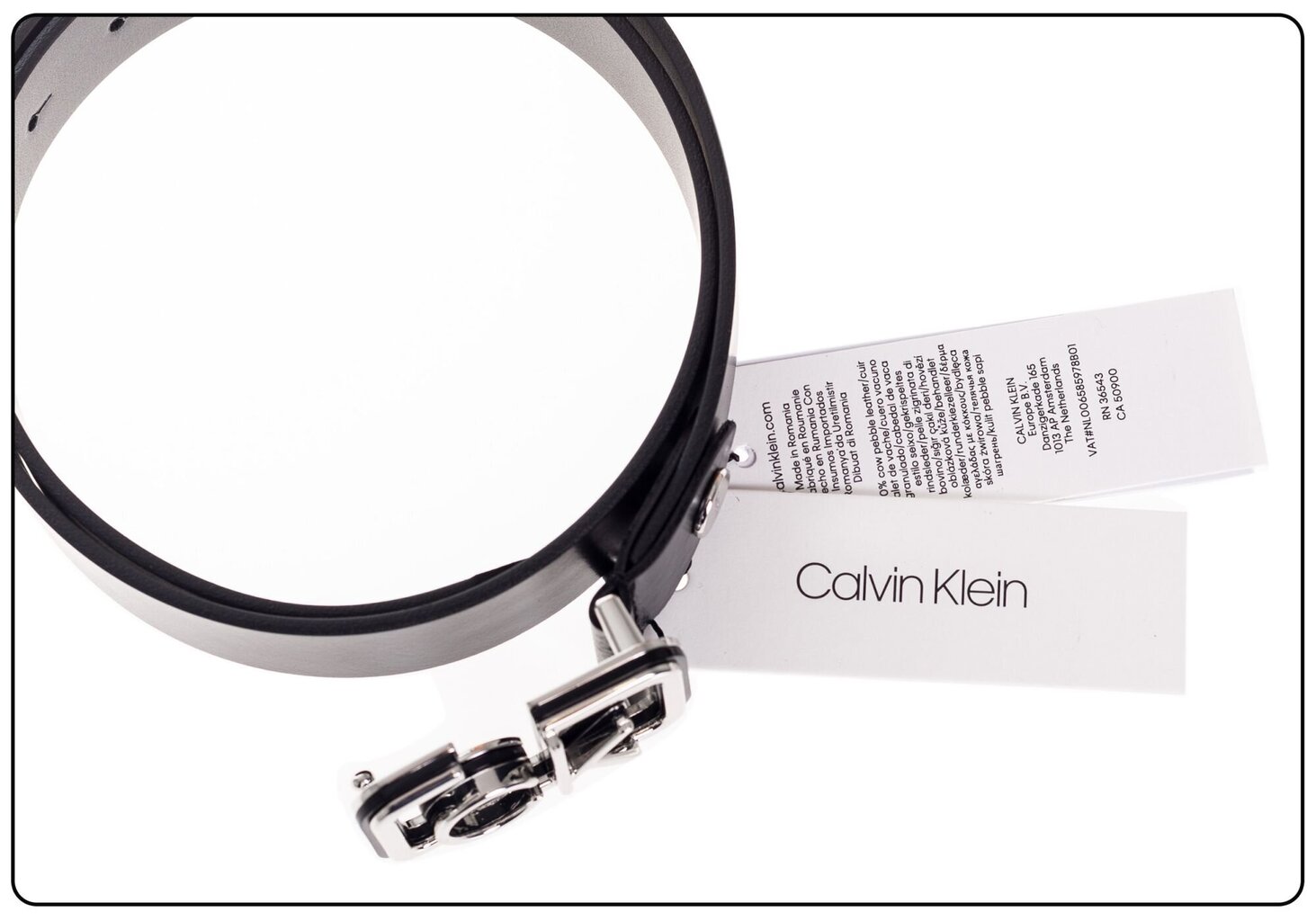 Naiste püksirihm Calvin Klein ADJ Fikseeriva pandlaga 30mm Must K60K607327 BAX 18296 цена и информация | Naiste vööd | kaup24.ee