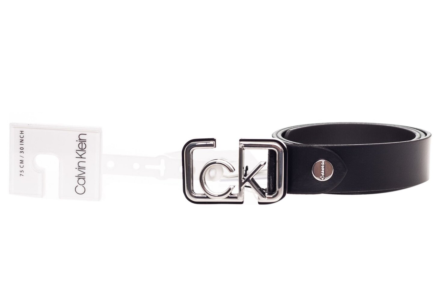 Naiste püksirihm Calvin Klein ADJ Fikseeriva pandlaga 30mm Must K60K607327 BAX 18296 цена и информация | Naiste vööd | kaup24.ee