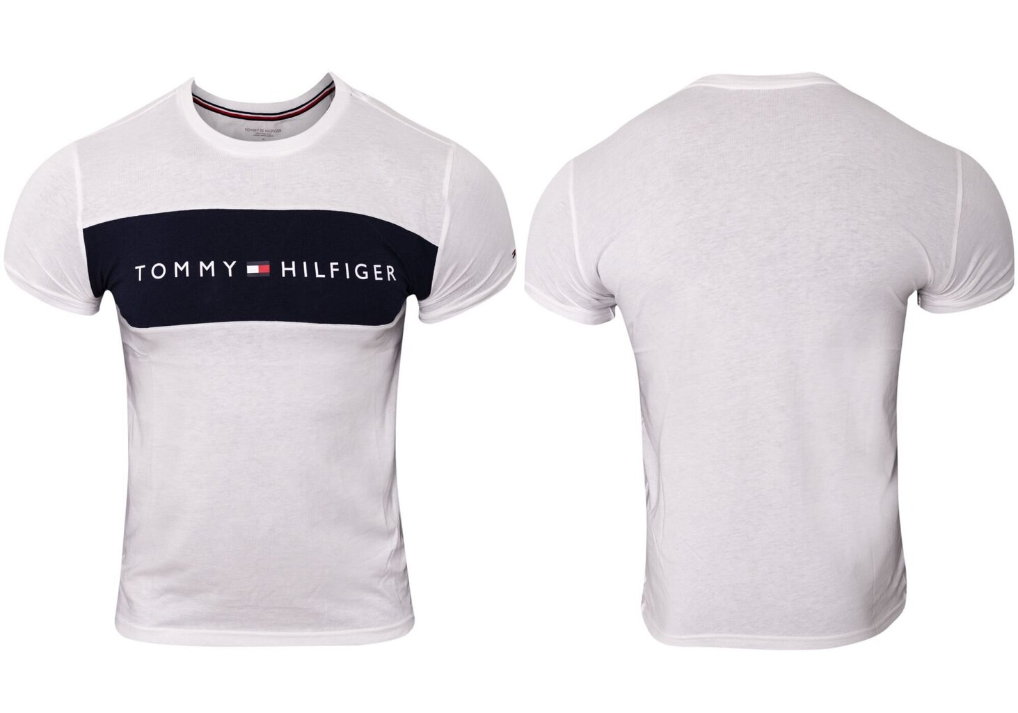 Meeste T-särk Tommy Hilfiger CN SS TEE Valge UM0UM01170 100 16764 цена и информация | Meeste T-särgid | kaup24.ee