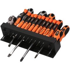 Kruvikeerajate komplekt EXTRA CrV 18 tk. Faster Tools (2539) цена и информация | Механические инструменты | kaup24.ee