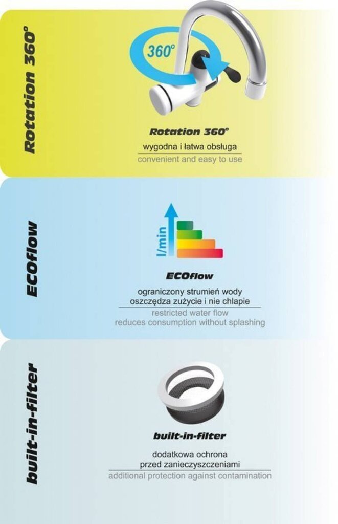Elektriline veesoojendi/segisti LCD KATLA2 hind ja info | Boilerid | kaup24.ee