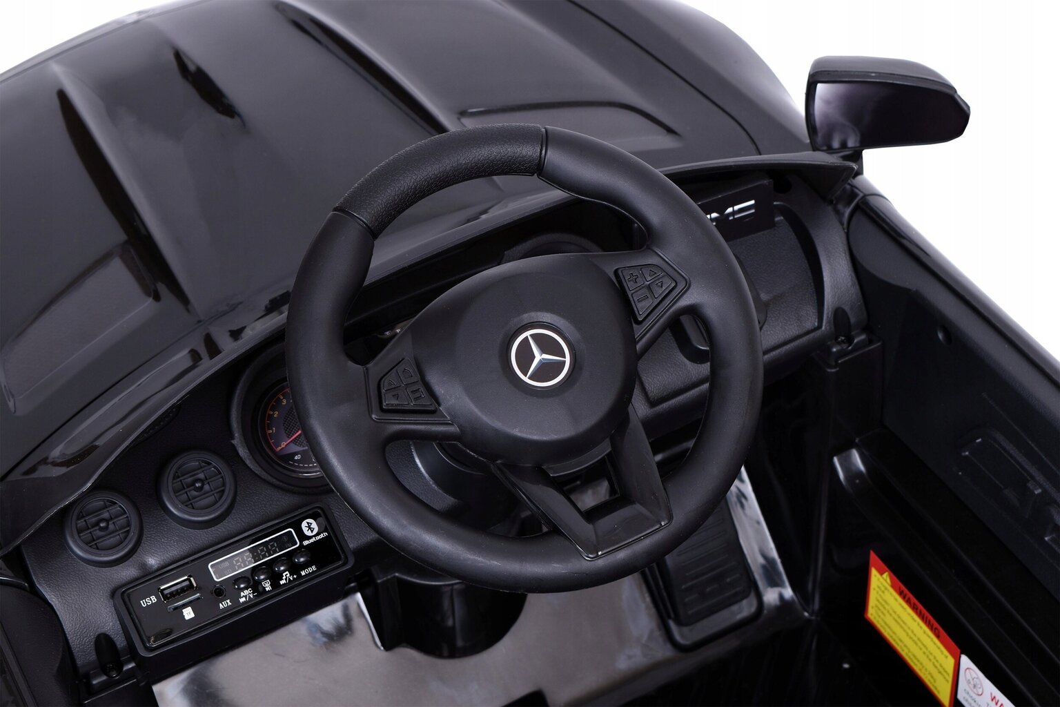 MERCEDES AMG GTR elektriauto must hind ja info | Laste elektriautod | kaup24.ee