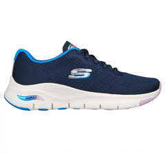 Naiste treeningkingad Skechers Engineered Mesh Lace-Up W, meresinine, 40 S6442342 hind ja info | Naiste spordi- ja vabaajajalatsid | kaup24.ee