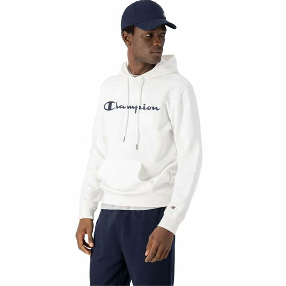 Meeste dressipluus kapuutsiga Champion Hooded Sweatshirt M, valge S6440876 hind ja info | Meeste spordiriided | kaup24.ee