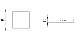 GTV LED valgusti MATIS, 7W, AC230V, IP20, 3000K, 560lm, 120° hind ja info | Süvistatavad ja LED valgustid | kaup24.ee