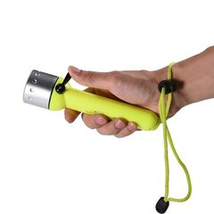 Светодиодный фонарик для дайвинга, желтый цена и информация | Фонарики, прожекторы | kaup24.ee