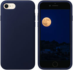 Защитный чехол для Apple iPhone 7/8/SE2020/SE2022, экокожа,blue-navy цена и информация | Чехлы для телефонов | kaup24.ee