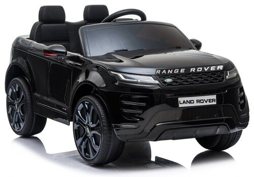 Двухместный детский электромобиль Lean Range Rover Evoque, окрашенный в черный цвет цена и информация | Электромобили для детей | kaup24.ee