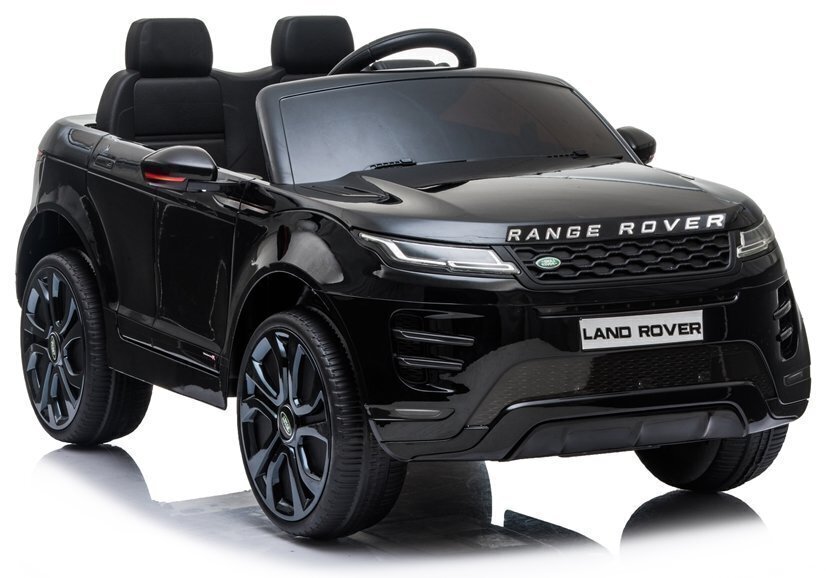 Kahekohaline laste elektriauto Lean Range Rover Evoque, mustaks värvitud цена и информация | Laste elektriautod | kaup24.ee