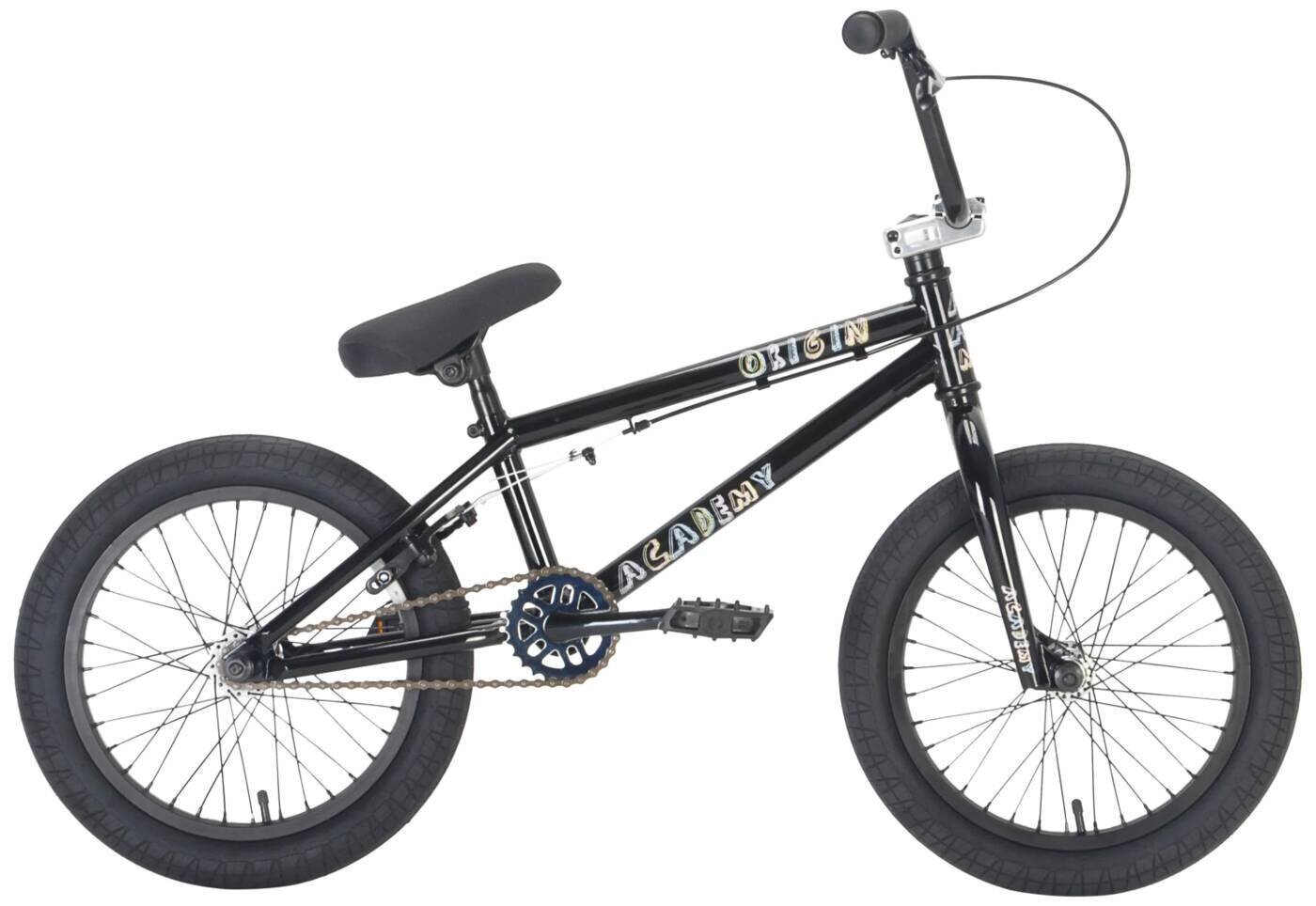 Academy Origin 16 "2021 BMX Freestyle jalgratas, läikiv must / poleeritud hind ja info | Jalgrattad | kaup24.ee
