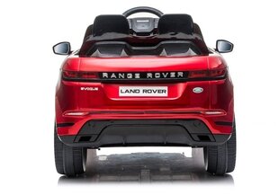 Kahekohaline elektriauto Lean Range Rover Evoque, punaseks värvitud hind ja info | Laste elektriautod | kaup24.ee