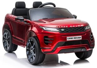 Kahekohaline elektriauto Lean Range Rover Evoque, punaseks värvitud цена и информация | Электромобили для детей | kaup24.ee