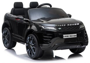 Двухместный детский электромобиль Lean Range Rover Evoque, черный цена и информация | Электромобили для детей | kaup24.ee