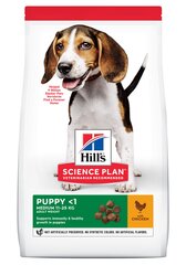 Hill's Science Plan Puppy Medium kutsikate toit kanaga, 18 kg hind ja info | Kuivtoit koertele | kaup24.ee