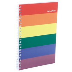 Блокнот А5 - Somewhere Rainbow цена и информация | Тетради и бумажные товары | kaup24.ee
