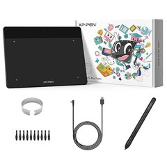 Graafikatahvel XP-Pen Deco Fun S, must hind ja info | Digitaalsed joonistustahvlid | kaup24.ee