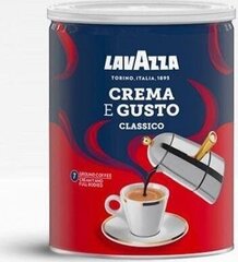 Молотый кофе в банке Lavazza Crema e Gusto ground coffee, 250 г цена и информация | Кофе, какао | kaup24.ee