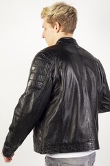Nahkjakk Gipsy GBDERRYLAORVBIOBLACK-XL цена и информация | Мужские куртки | kaup24.ee