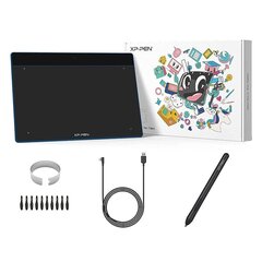 Graafikatahvel XP-Pen Deco Fun L, sinine hind ja info | Digitaalsed joonistustahvlid | kaup24.ee