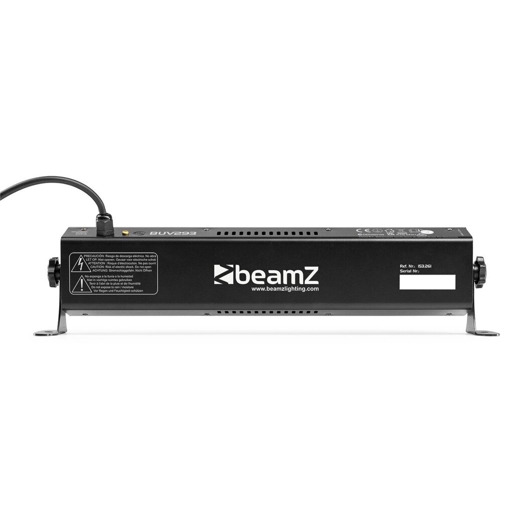 BeamZ BUV293 UV-riba, 2 x 9 Led-i hind ja info | Peokaunistused | kaup24.ee