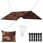 Välimarkiis, 4x4 m, pruun hind ja info | Päikesevarjud, markiisid ja alused | kaup24.ee