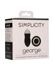 Vibreeriv muna Smplicity George Rechargeable Remote Control Vibrating Egg цена и информация | Вибраторы | kaup24.ee