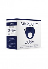 Simplicity вибрирующее кольцо для пениса Aubin цена и информация | Эрекционные кольца, насадки на пенис | kaup24.ee