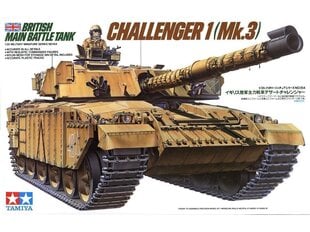 Конструктор Tamiya - British main battle tank Challenger 1 Mk.3, 1/35, 35154 цена и информация | Конструкторы и кубики | kaup24.ee