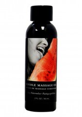 Earthly Body massaažiõli Watermelon Edible Massage Oil, 60 ml hind ja info | Massaažiõlid | kaup24.ee
