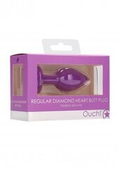 Anaaltapp Ouch! Diamond Heart Butt Plug hind ja info | Anaallelud | kaup24.ee