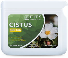 Toidulisand Cistus 400 mg 60 kapslit hind ja info | Muud toidulisandid ja preparaadid | kaup24.ee