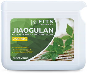 Toidulisand Jiaogulan Gynostemma 250 mg 30 kapslit цена и информация | Другие добавки и препараты | kaup24.ee