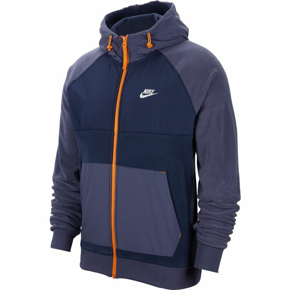 Spordijakk Nike Sportswear Tumesinine S6439493 цена и информация | Meeste spordiriided | kaup24.ee